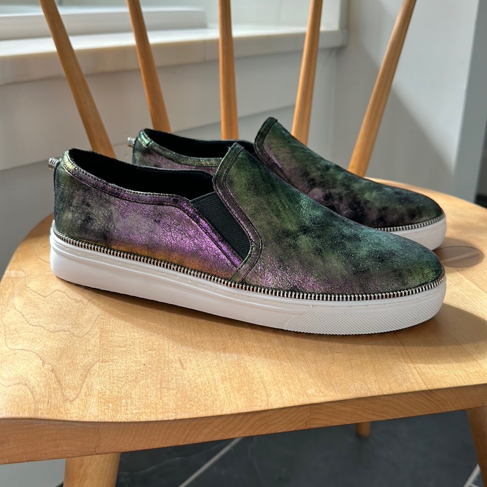 Botkier Harper Slip On Shoes in Pewter